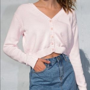 brandy melville pink billie sweater